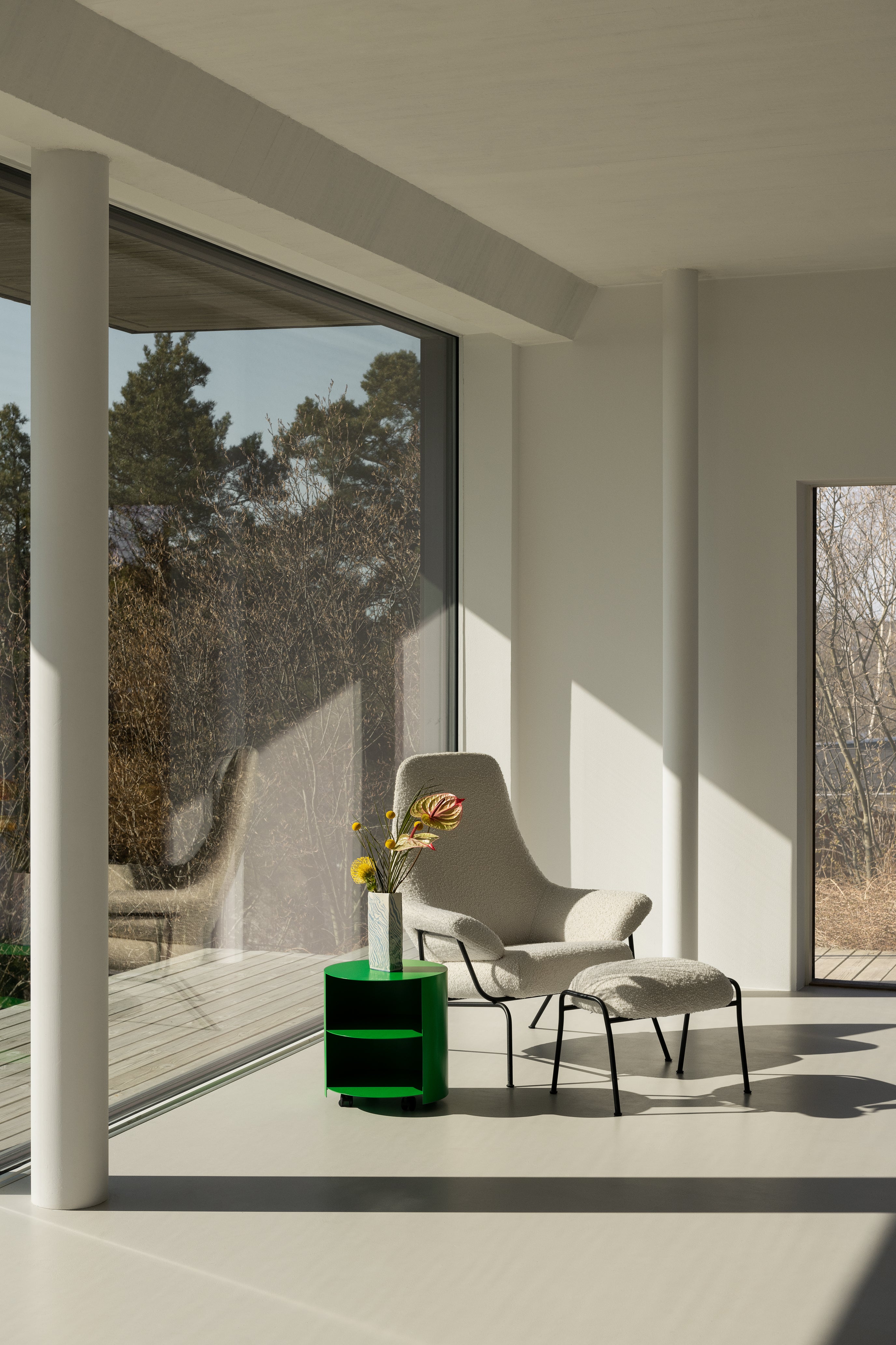 Hide Side Table
