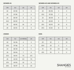 Shangies - Women's Style No. 1 Solid Colors