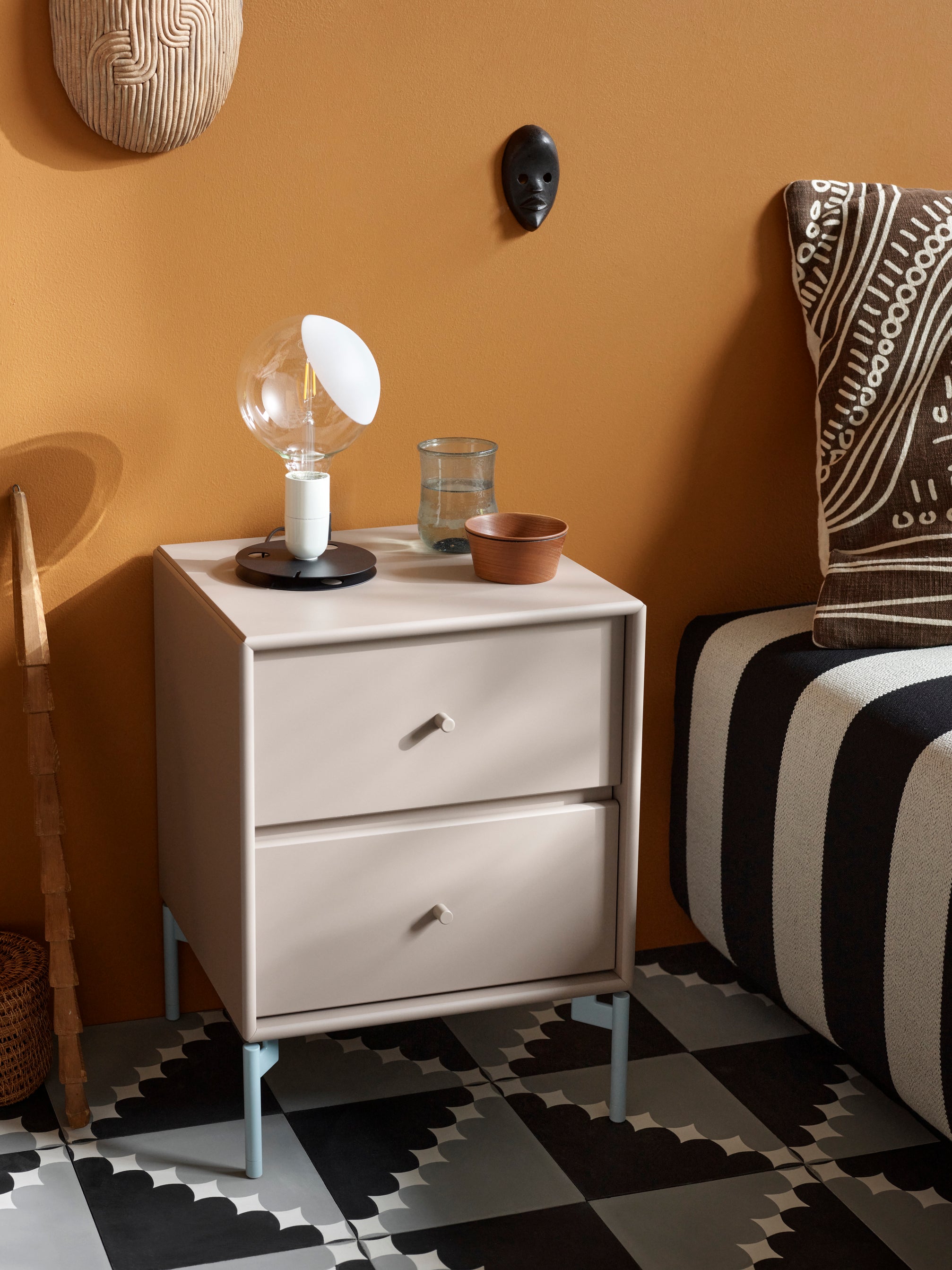 DRIFT Nightstand with Castors