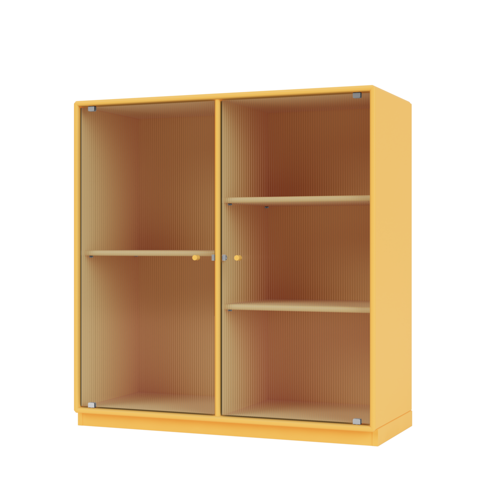 RIPPLE II Vitrine Cabinet with Plinth