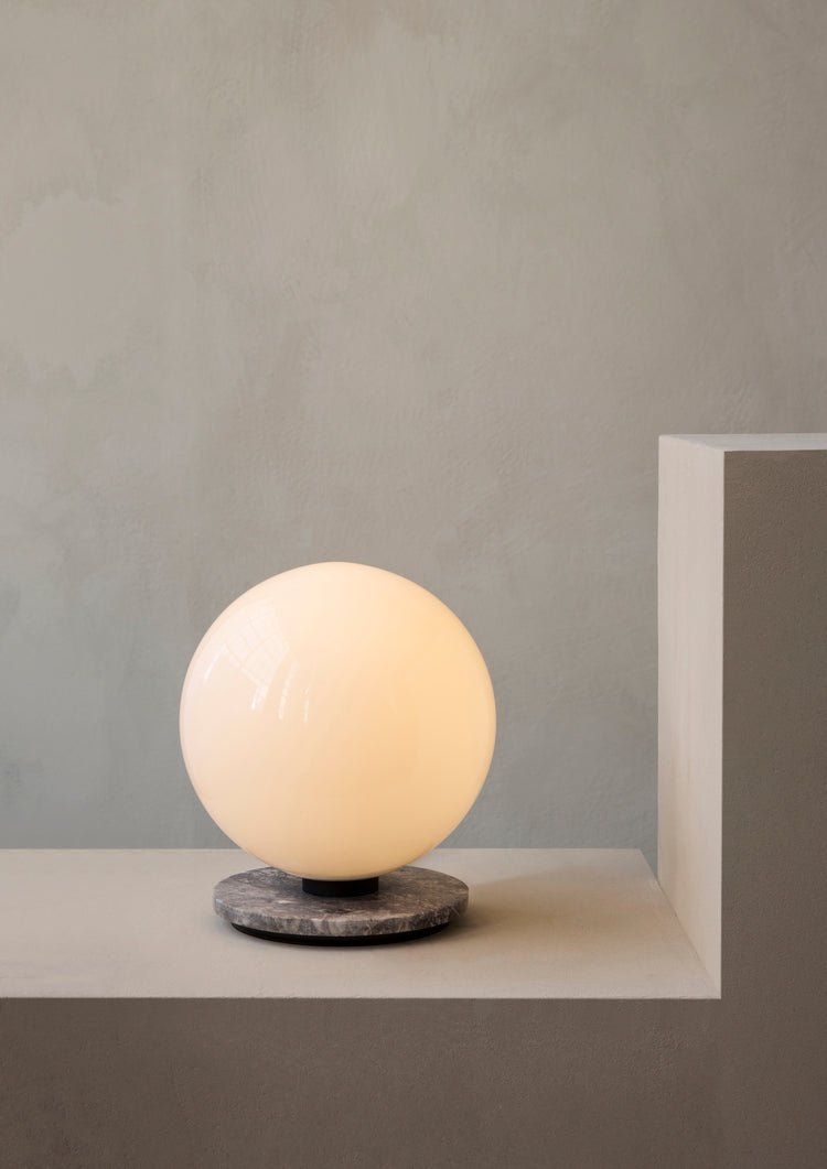 TR Bulb Table/Wall Lamp with Grey Marble Base