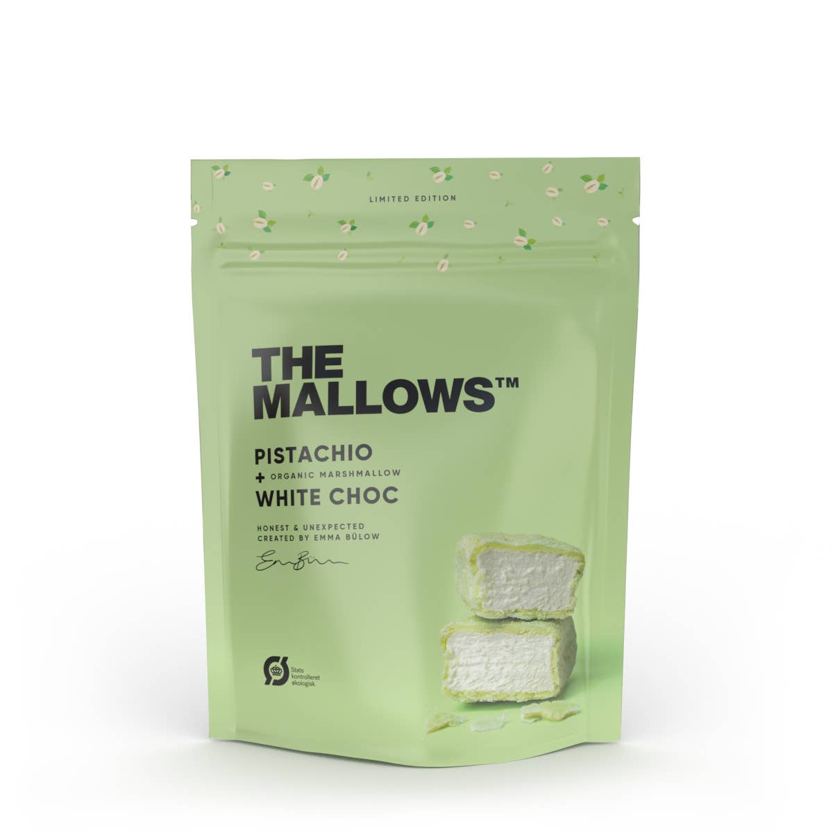 Pistachio & White Chocolate Organic Marshmallows