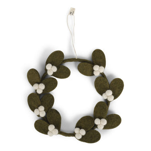 Mistletoe Wreath Dark Green