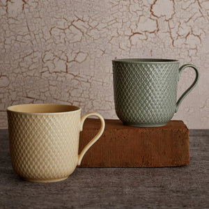 Rhombe Earth Mug with Handle