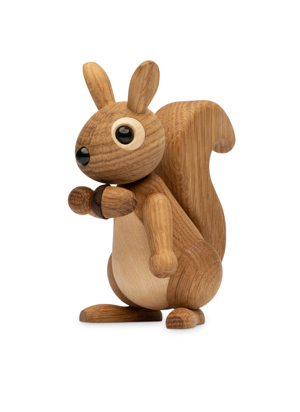 Wooden Rattle-Squirrel – Keikotoys