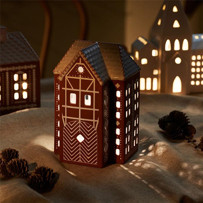 Gingerbread Lighthouse Tealight Holder