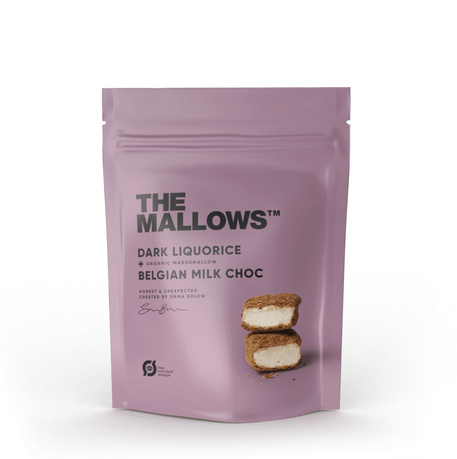 Dark Licorice & Belgian Milk Chocolate Organic Marshmallows