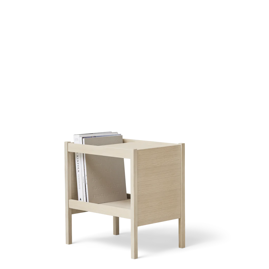 Journal Side Table - Teak New York