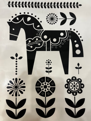 Dala Horse Print