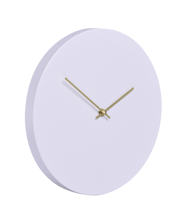 Keikko Lavender Suede Wall Clock