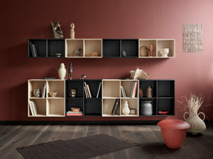 SHOW Open Bookcase with Suspension Rail