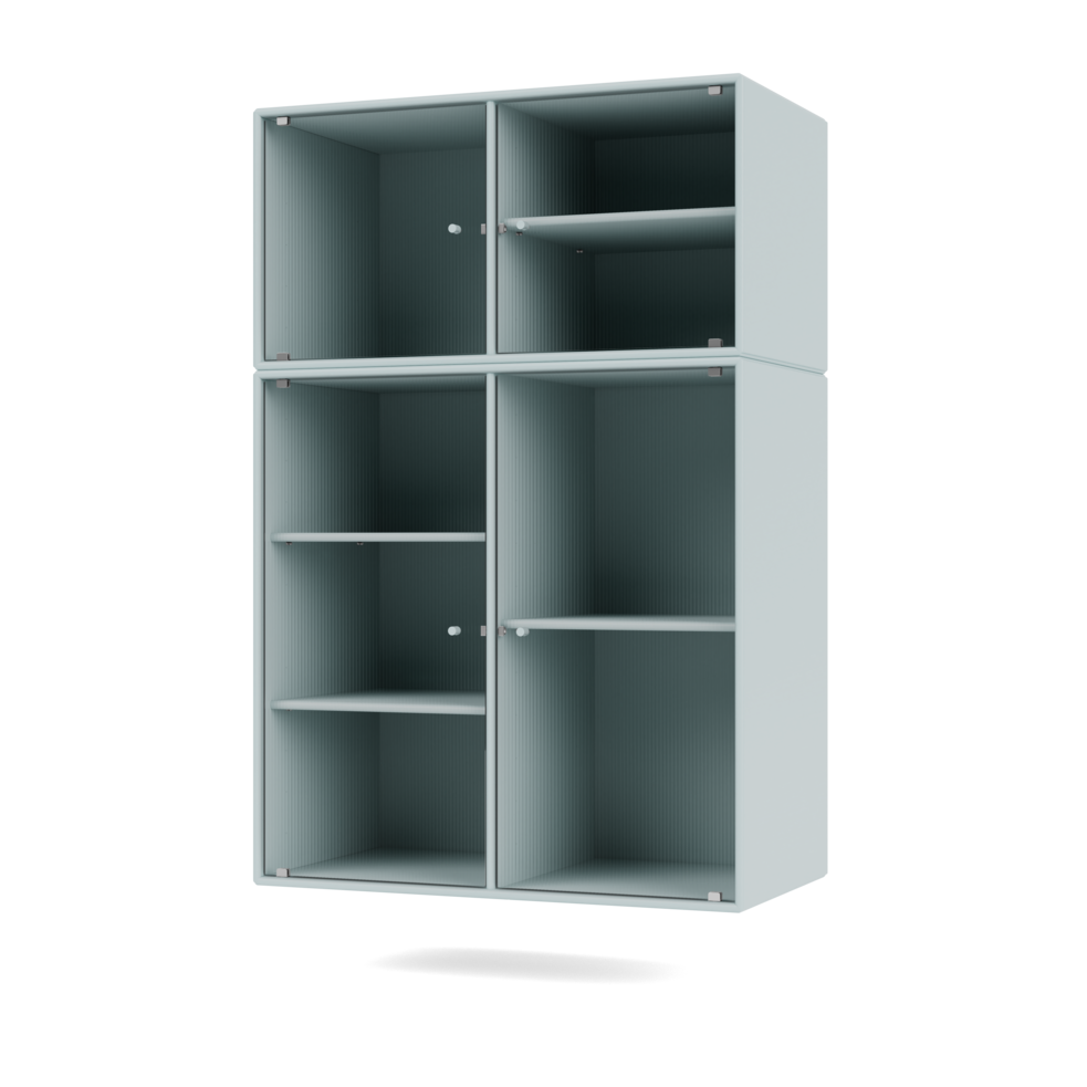 RIPPLE III Vitrine Cabinet with Suspension Rail