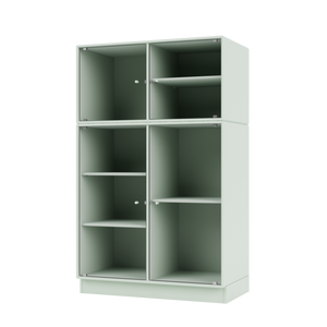 RIPPLE III Vitrine Cabinet with Plinth