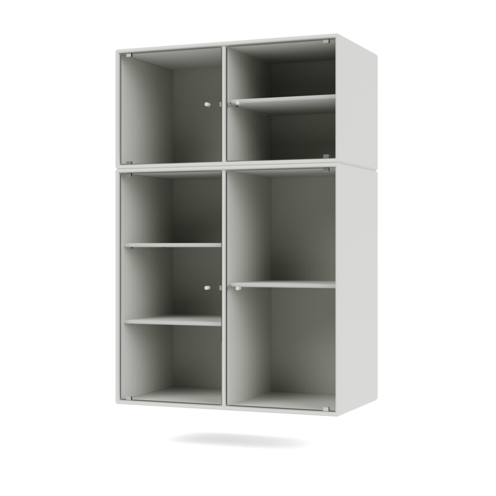 RIPPLE III Vitrine Cabinet with Suspension Rail