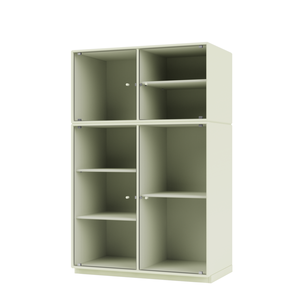 RIPPLE III Vitrine Cabinet with Plinth