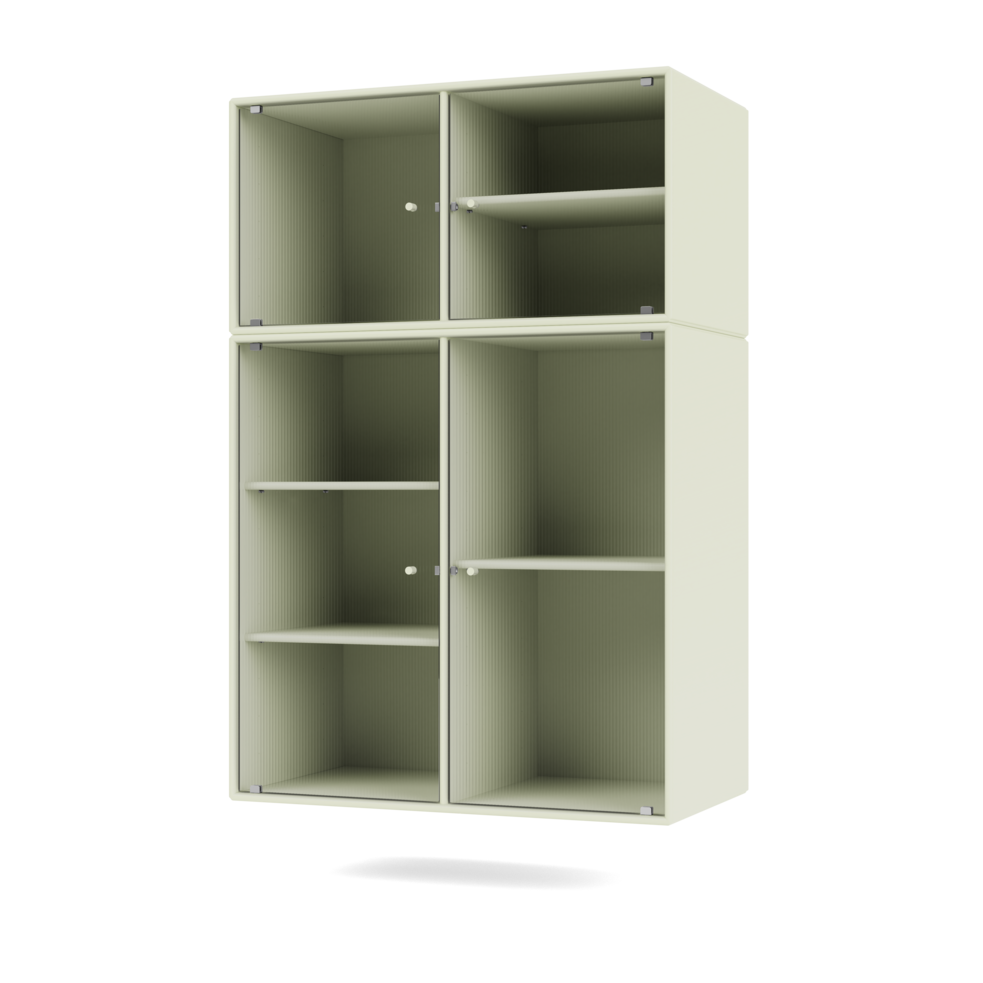 RIPPLE III Vitrine Cabinet with Suspension Rail