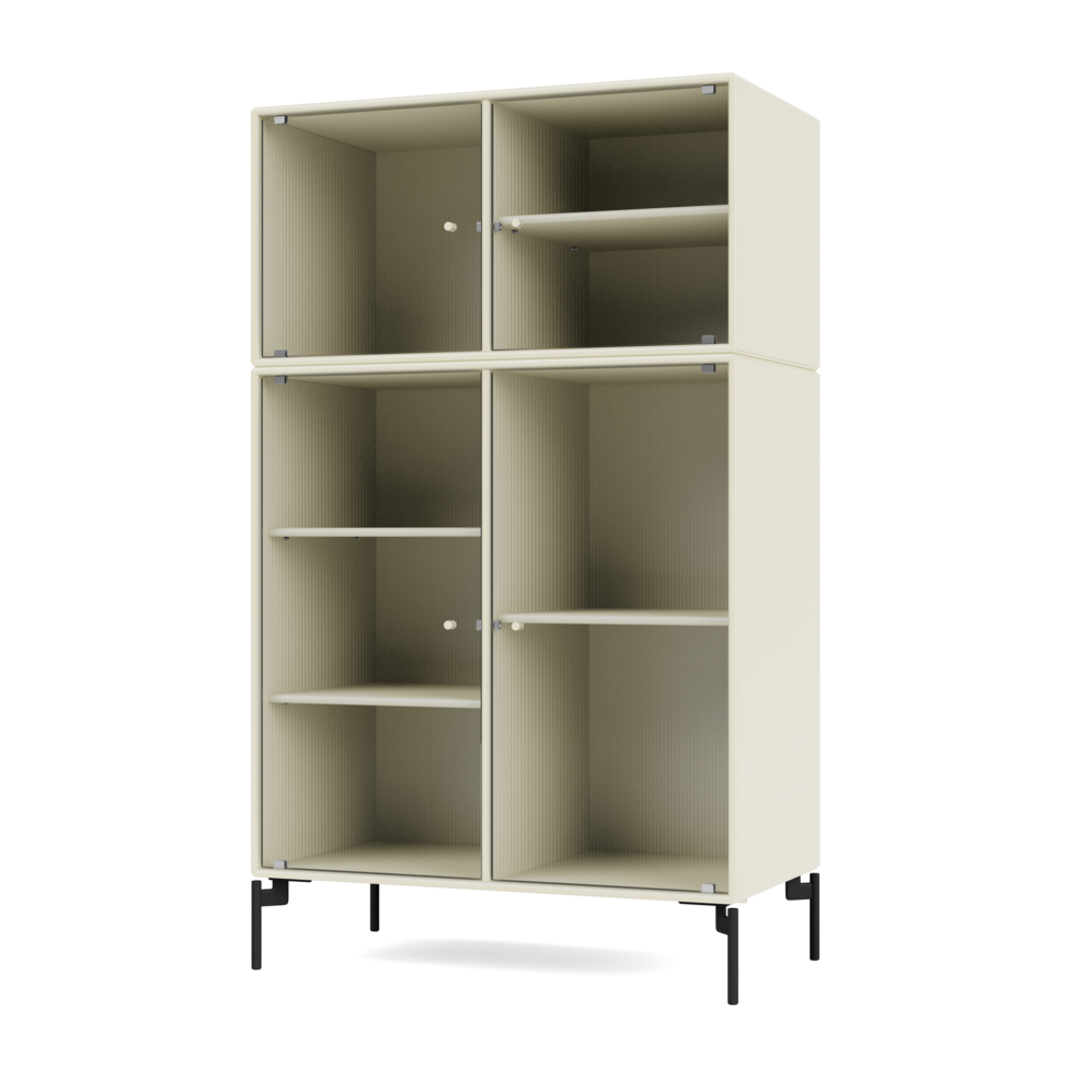 RIPPLE III Vitrine Cabinet with Legs