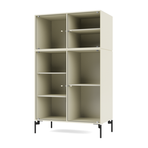 RIPPLE III Vitrine Cabinet with Legs