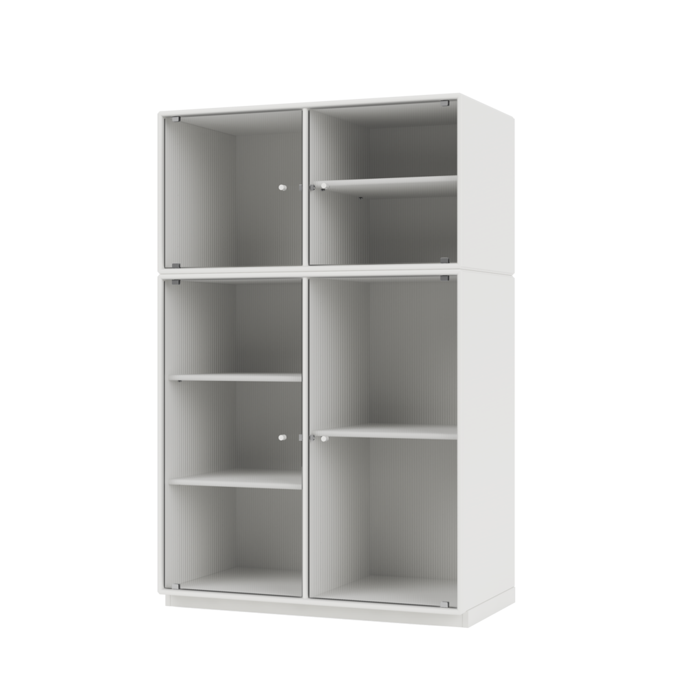 RIPPLE III Vitrine Cabinet with Plinth