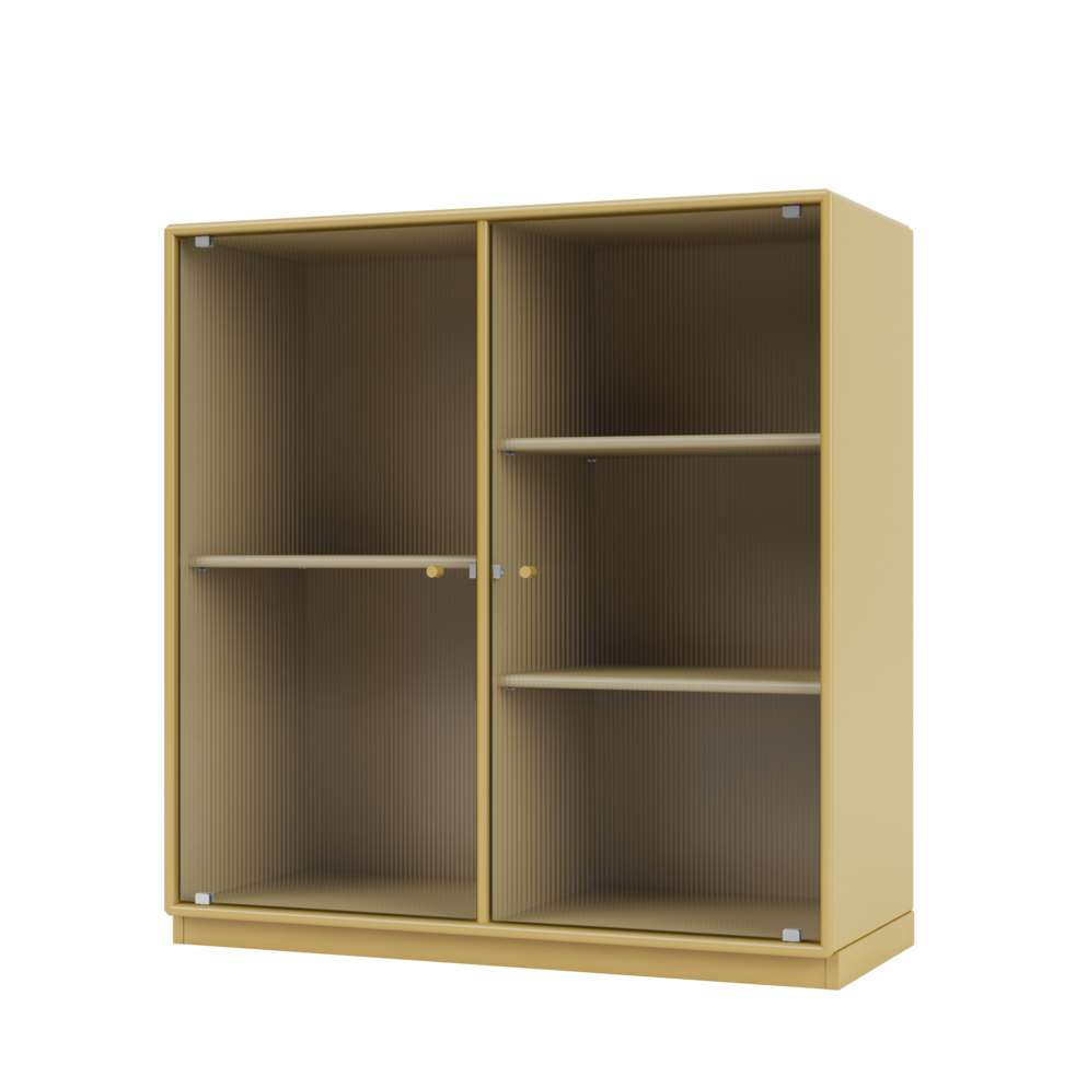 RIPPLE II Vitrine Cabinet with Plinth