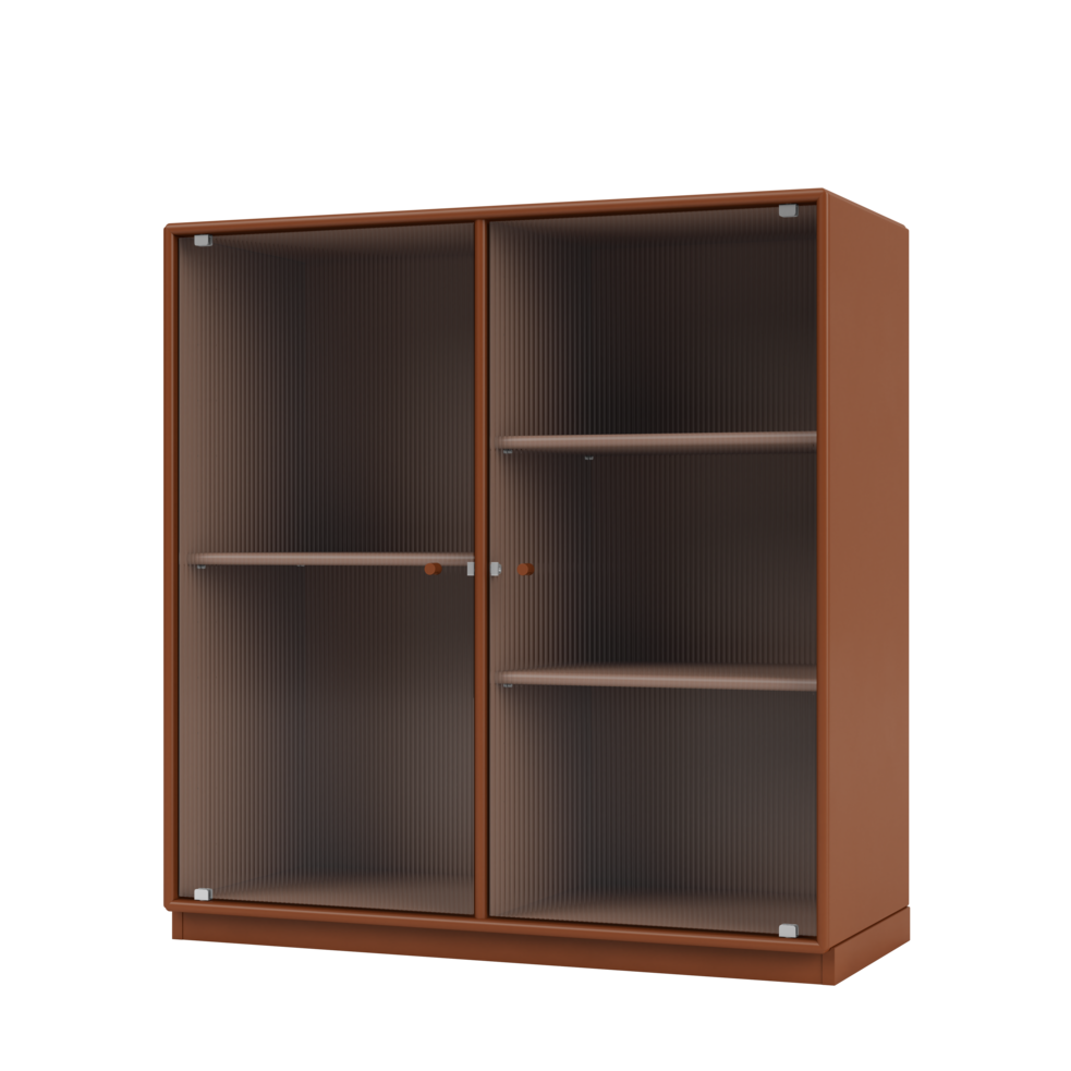 RIPPLE II Vitrine Cabinet with Plinth