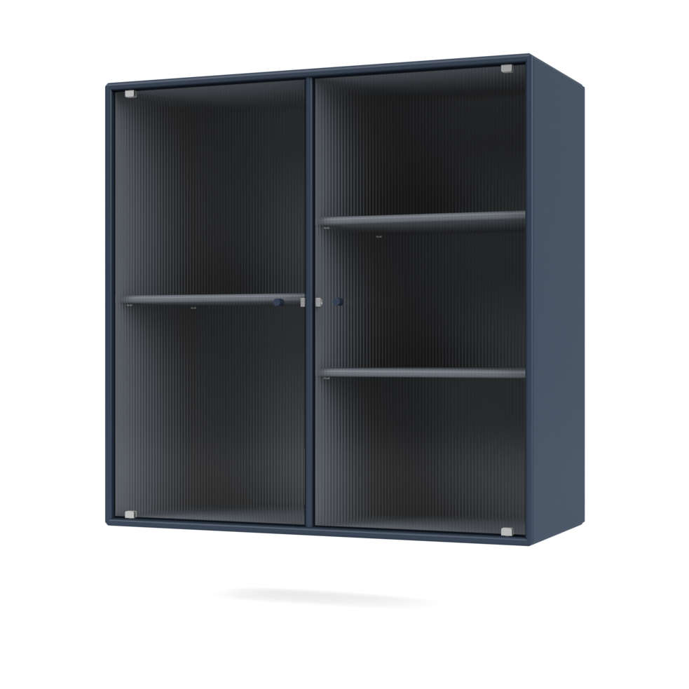 RIPPLE II Vitrine Cabinet with Suspension Rail