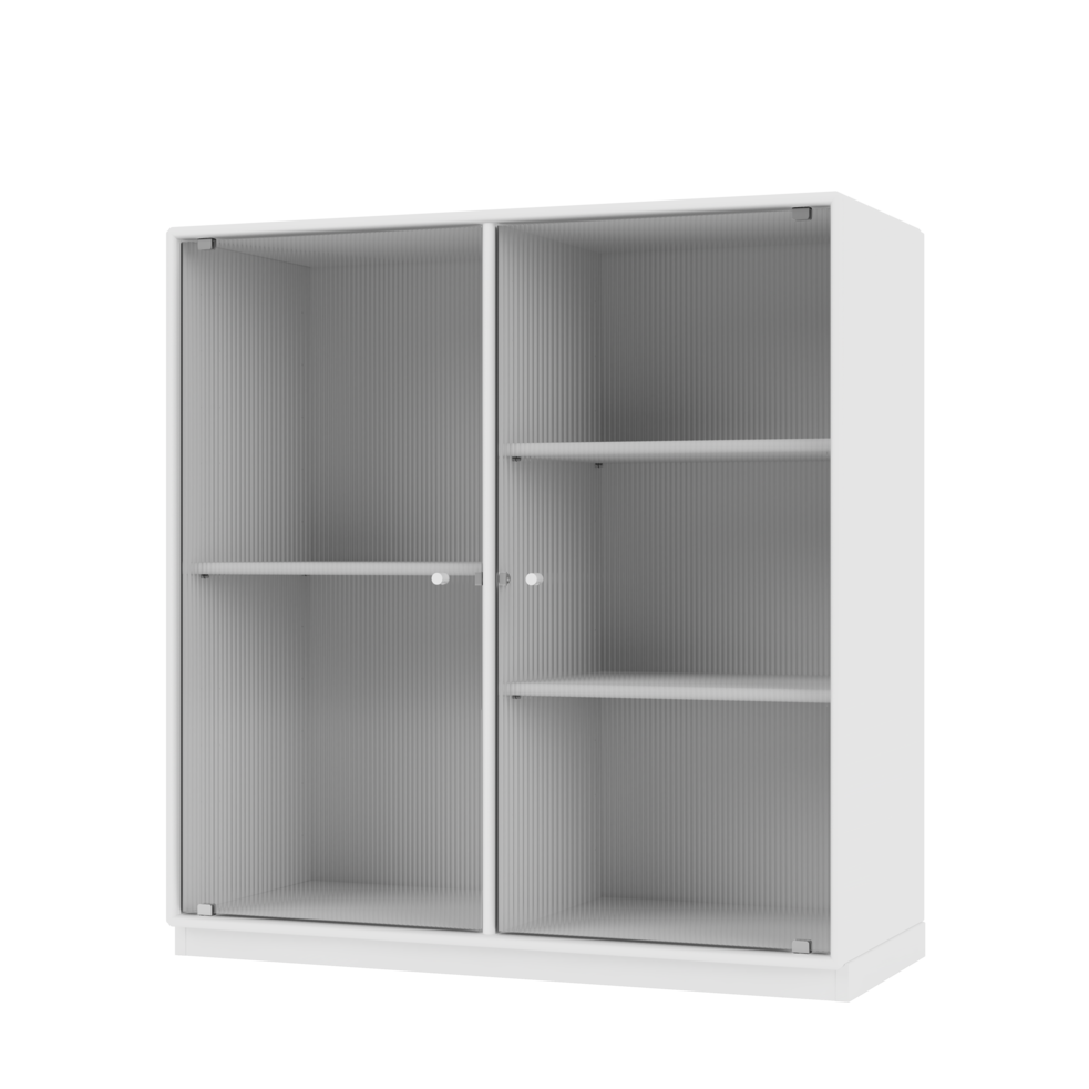 RIPPLE II Vitrine Cabinet with Plinth