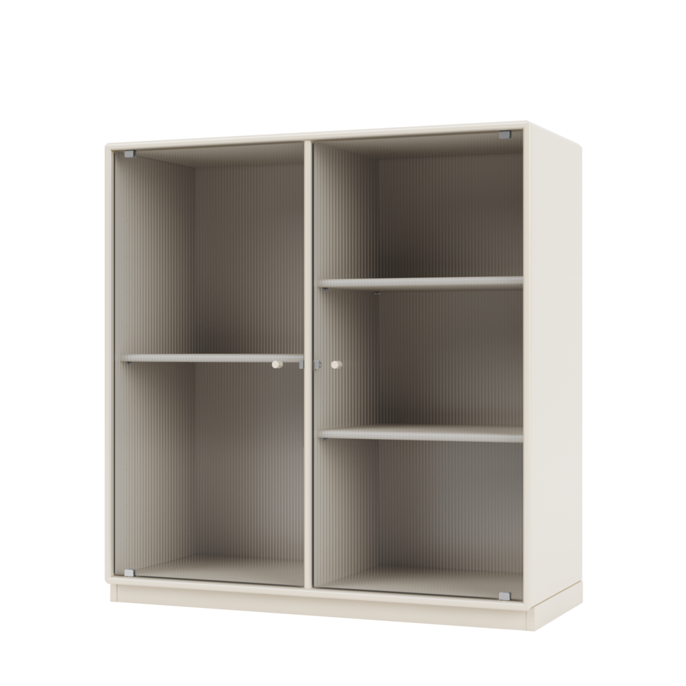 RIPPLE II Vitrine Cabinet with Plinth