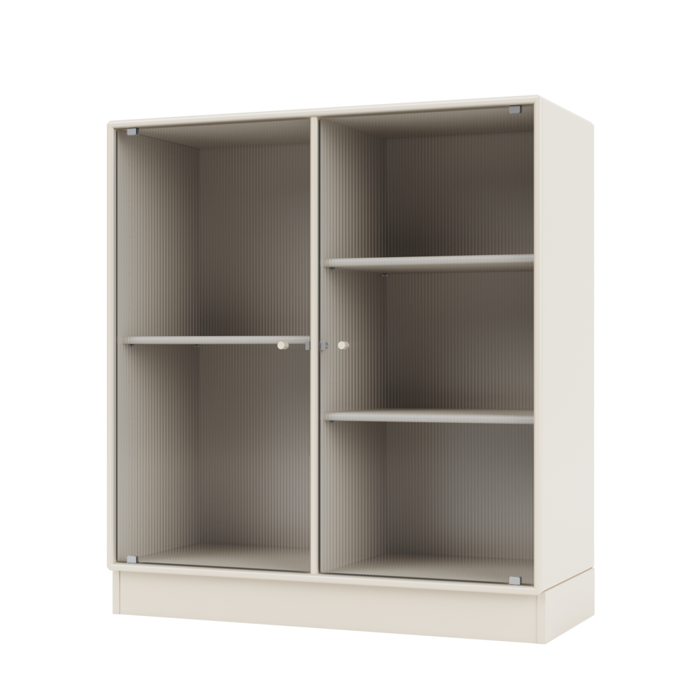 RIPPLE II Vitrine Cabinet with Plinth