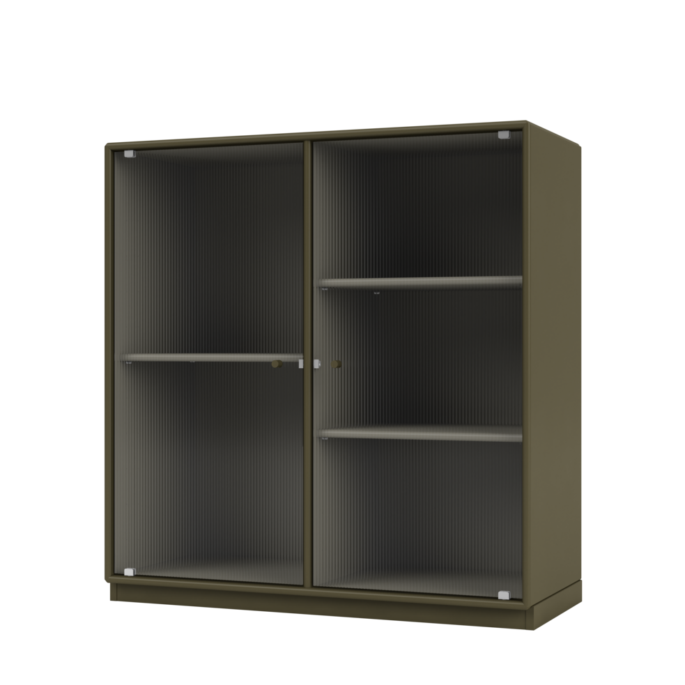 RIPPLE II Vitrine Cabinet with Plinth