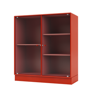 RIPPLE II Vitrine Cabinet with Plinth