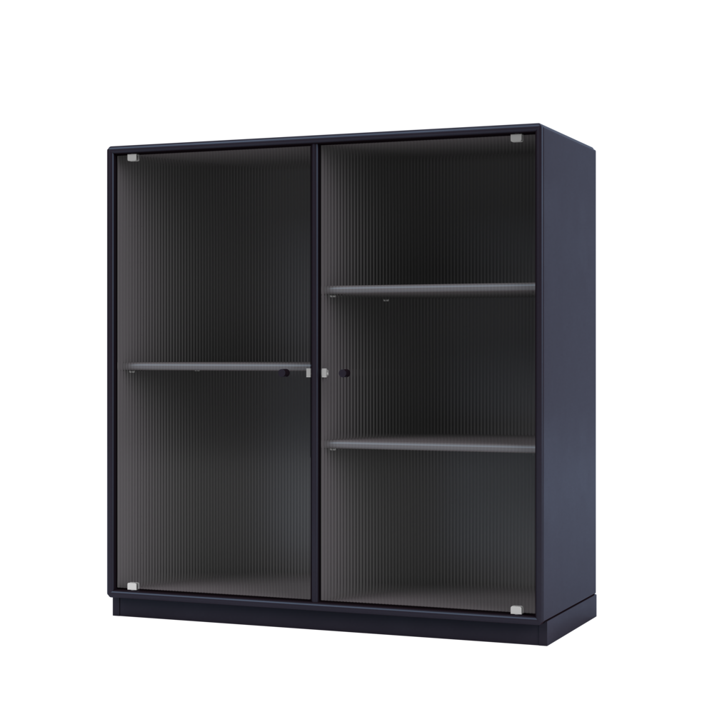 RIPPLE II Vitrine Cabinet with Plinth