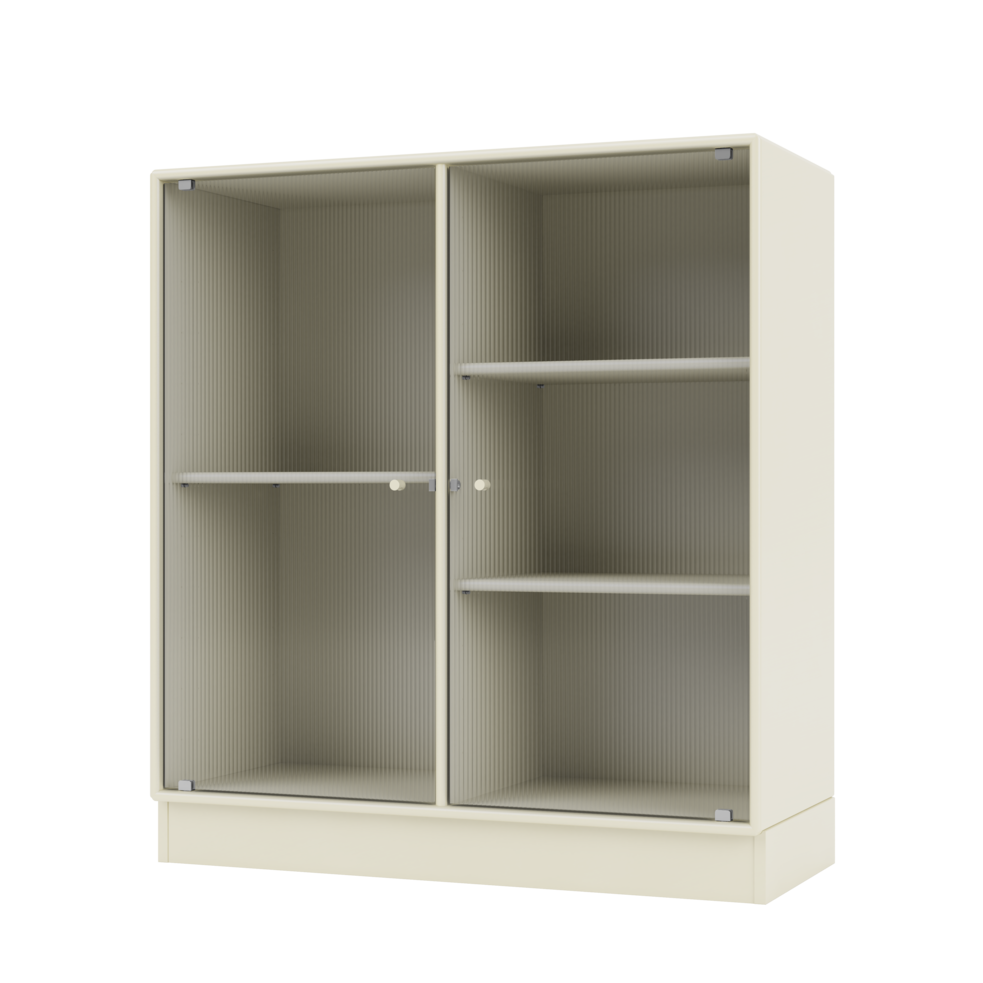 RIPPLE II Vitrine Cabinet with Plinth