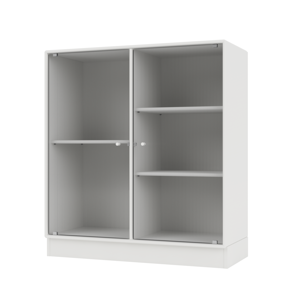 RIPPLE II Vitrine Cabinet with Plinth