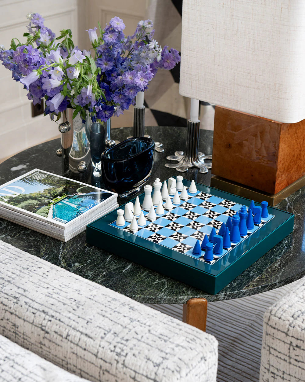 Lacquered Chess Set