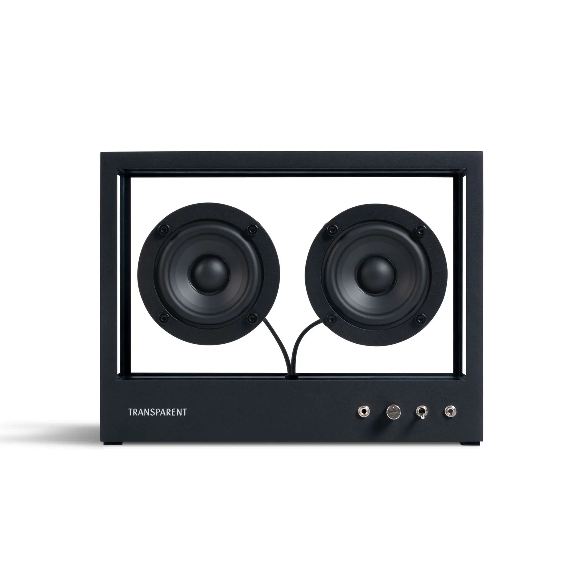 Small Transparent Speaker – Teak New York
