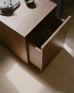 Mass Side Table with Drawer