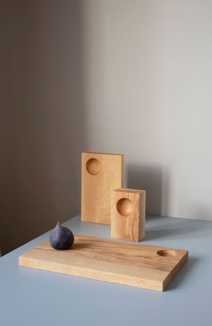 Fagerborg Salt Cellar and Cutting Board