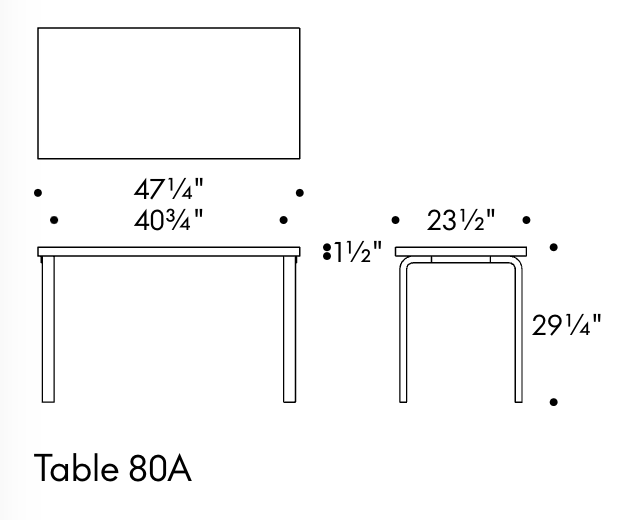 Aalto Rectangle Table