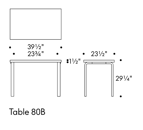 Aalto Rectangle Table