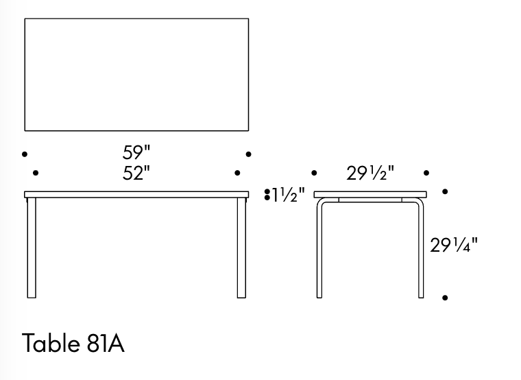 Aalto Rectangle Table