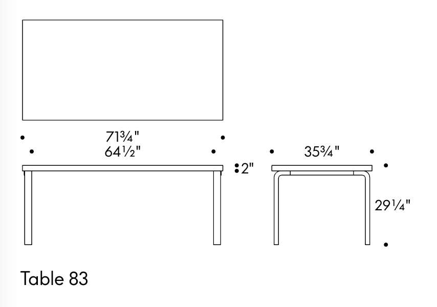 Aalto Rectangle Table