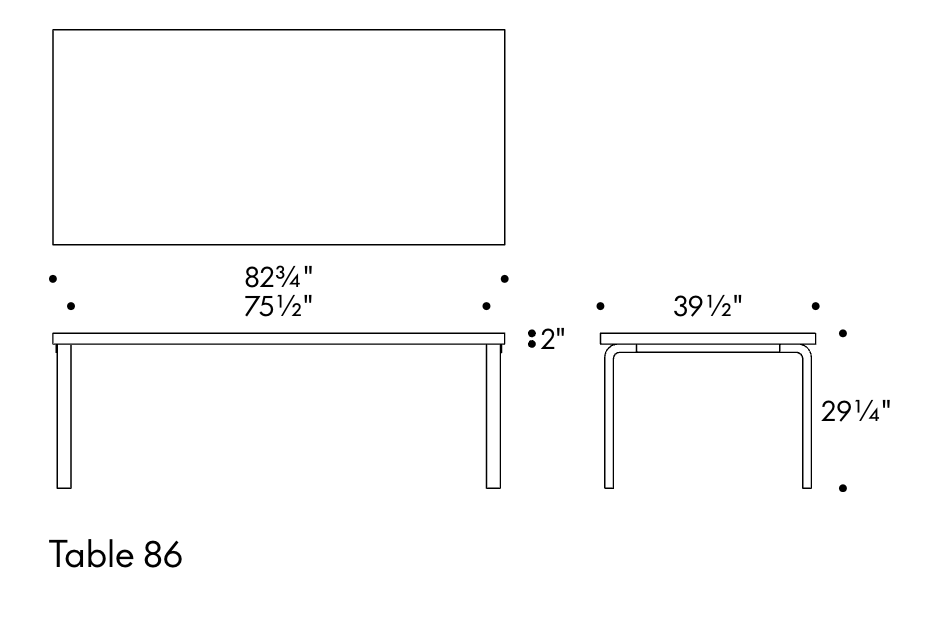 Aalto Rectangle Table