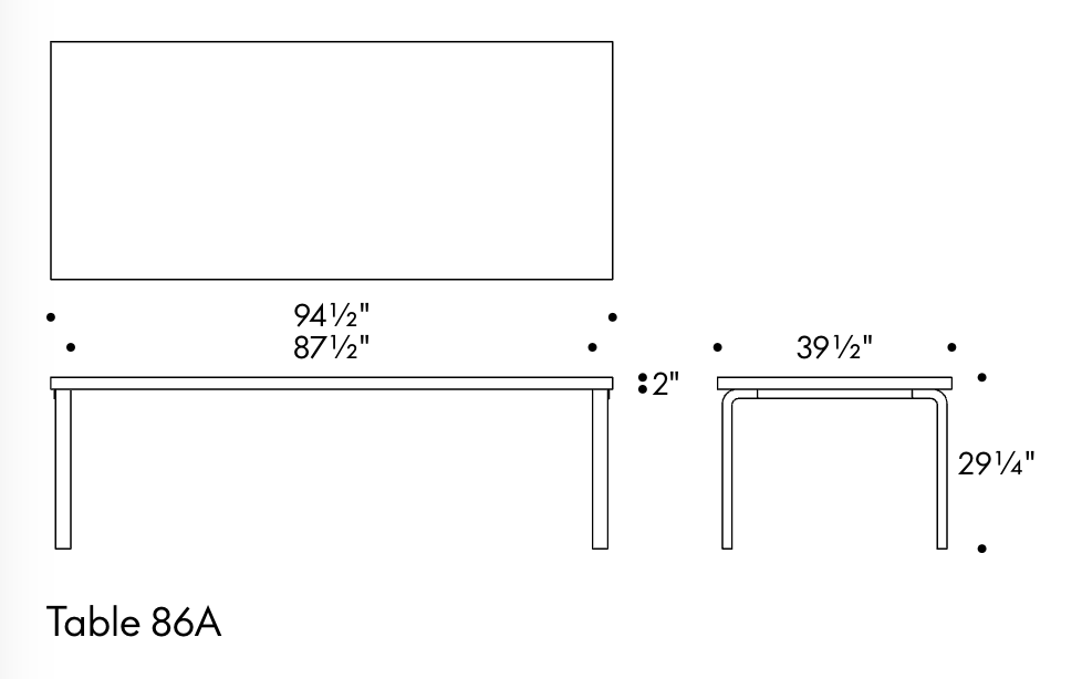 Aalto Rectangle Table