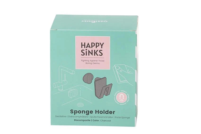 Happy Sinks Stainless Steel Magnetic Sponge Holder