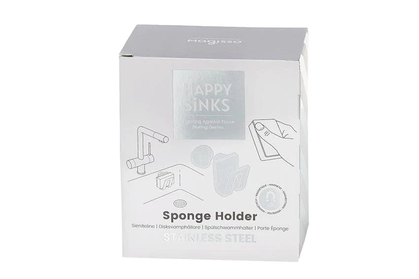 Happy Sinks Stainless Steel Magnetic Sponge Holder