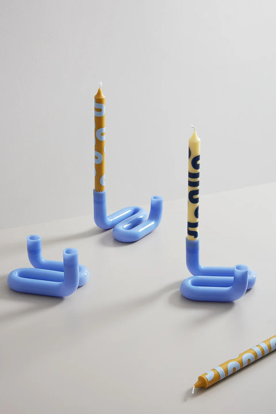 Patterned Candles - Set of Four