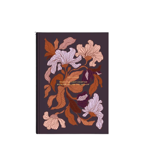 Floral Peach Blossom Journal