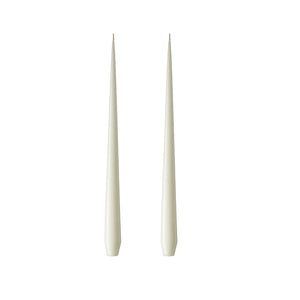 White & Light Neutral Tapered Candles