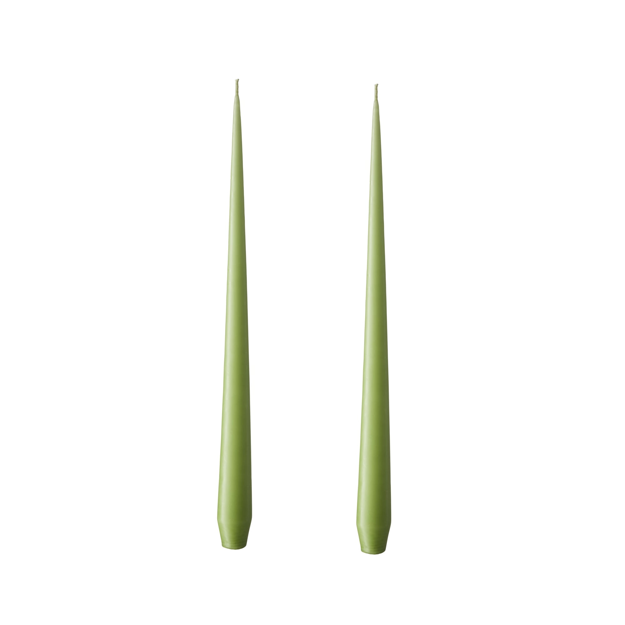 Green Tapered Candles